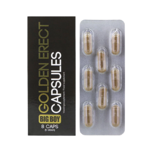 Big Boy Golden Erect – Capsule potenta, erectie puternica si crestere libido scazut - 8 buc