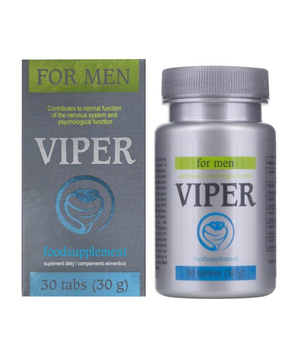 VIPER – Capsule potenta, erectie puternica si crestere libido scazut barbati - 60 buc