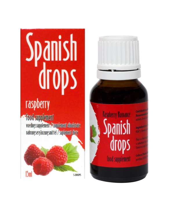 Spanish Fly – Picaturi afrodisiace crestere libido scazut, unisex, aroma Zmeura - 15 ml