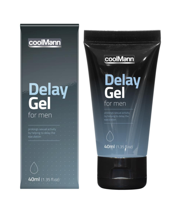 CoolMann Delay – Gel anti ejaculare precoce, intarziere ejaculare - 40 ml