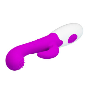 Pretty Love Arthur – Vibrator Rabbit, Waterproof, Silicon Premium, roz, 20 cm, Ø 3 cm