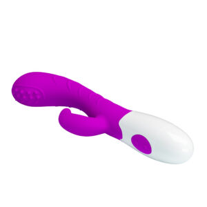Pretty Love Arthur – Vibrator Rabbit, Waterproof, Silicon Premium, roz, 20 cm, Ø 3 cm