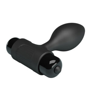 Pretty Love Vibra Butt Plug – Dop anal cu Vibratii, Waterproof, Silicon Premium, 8.6 cm, Ø 2.7 cm