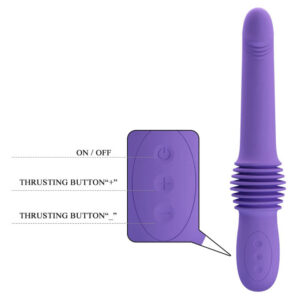 Pretty Love Pazuzu – Vibrator Punctul G, cu Penetrare Autonoma, Waterproof, 29.2 cm, Ø 3.2 cm
