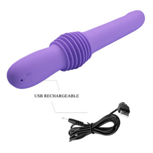 Pretty Love Pazuzu – Vibrator Punctul G, cu Penetrare Autonoma, Waterproof, 29.2 cm, Ø 3.2 cm