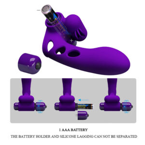 Pretty Love Orlando – Vibrator Honey Finger Sleeve, Waterproof, mov