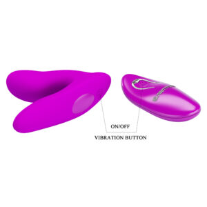 Pretty Love Melvin – Vibrator cu Telecomanda, Stimulare Clitoris + Punctul G, Ø 2.5 cm