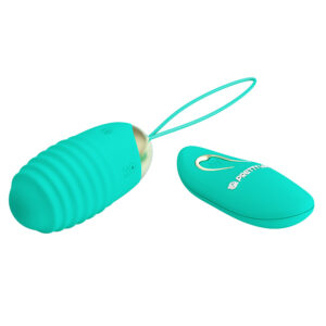 Pretty Love Jessica Green – Ou Vibrator cu Telecomanda, Silicon Premium, Ø 3.3 cm