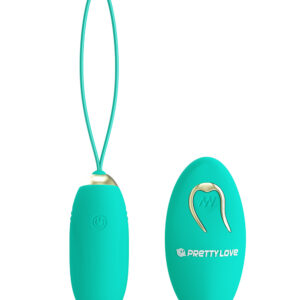 Pretty Love Jenny Green – Ou Vibrator cu Telecomanda, Silicon Premium, Ø 2.8 cm