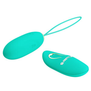 Pretty Love Jenny Green – Ou Vibrator cu Telecomanda, Silicon Premium, Ø 2.8 cm