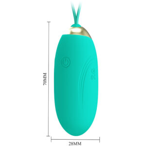 Pretty Love Jenny Green – Ou Vibrator cu Telecomanda, Silicon Premium, Ø 2.8 cm