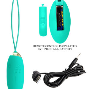 Pretty Love Jenny Green – Ou Vibrator cu Telecomanda, Silicon Premium, Ø 2.8 cm