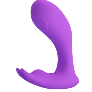 Pretty Love Idabelle Purple – Vibrator cu Telecomanda, Stimulare Punctul G + Clitoris, Ø 3.3 cm