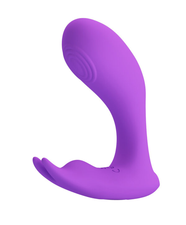Pretty Love Idabelle Purple – Vibrator cu Telecomanda, Stimulare Punctul G + Clitoris, Ø 3.3 cm
