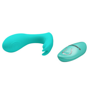 Pretty Love Idabelle Green – Vibrator cu Telecomanda, Stimulare Punctul G + Clitoris, Ø 3.3 cm