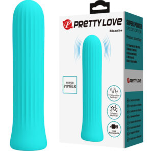 Pretty Love Blanche – Vibrator Bullet, Waterproof, Silicon Premium, 10 cm, Ø 2 cm