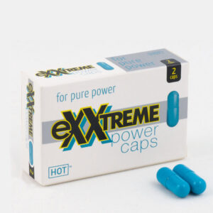 HOT eXXtreme Power Caps – Capsule potenta barbati, supliment cu guarana si vitamine - 2 buc
