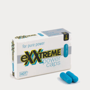 HOT eXXtreme Power Caps – Capsule potenta barbati, supliment cu guarana si vitamine - 2 buc