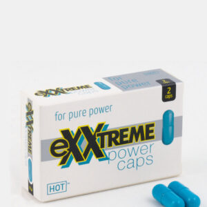 HOT eXXtreme Power Caps – Capsule potenta barbati, supliment cu guarana si vitamine - 2 buc