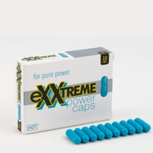HOT eXXtreme Power Caps – Capsule potenta barbati, supliment cu guarana si vitamine - 10 buc