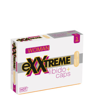 HOT eXXtreme – Capsule crestere libido scazut femei cu Muira Puama, acid folic si vitamina B3 - 5 buc