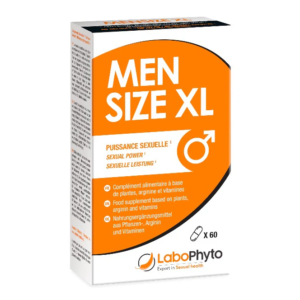 MENSIZE XL Labophyto – Capsule supliment pentru mărire penis si erecție puternică, cu Ginseng si Ginkgo Biloba - 60 buc
