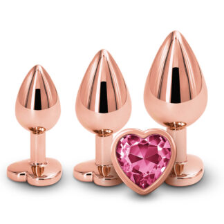 Rear Pink Heart – Set Dop Anal Metalic
