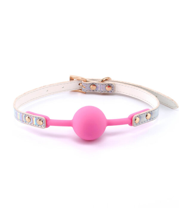 Cosmo Bondage Ball Gag – Calus cu bila Roz