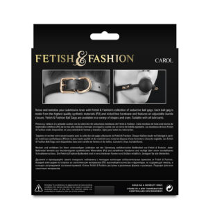 Carol Ball Gag Black – Calus cu bila