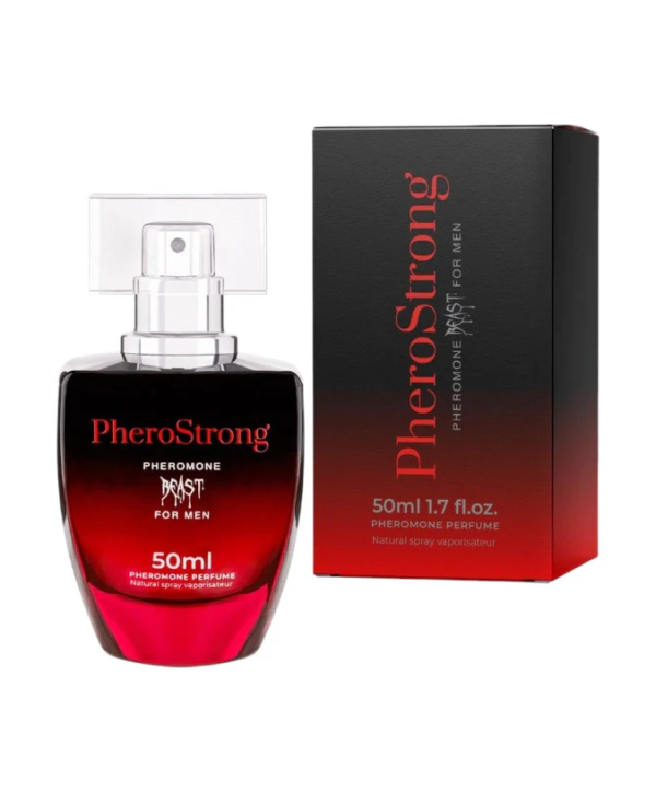 PheroStrong Beast – Parfum cu feromoni pentru BARBATI, cu note de lamaie, piper picant si lemn de santal - 50 ml