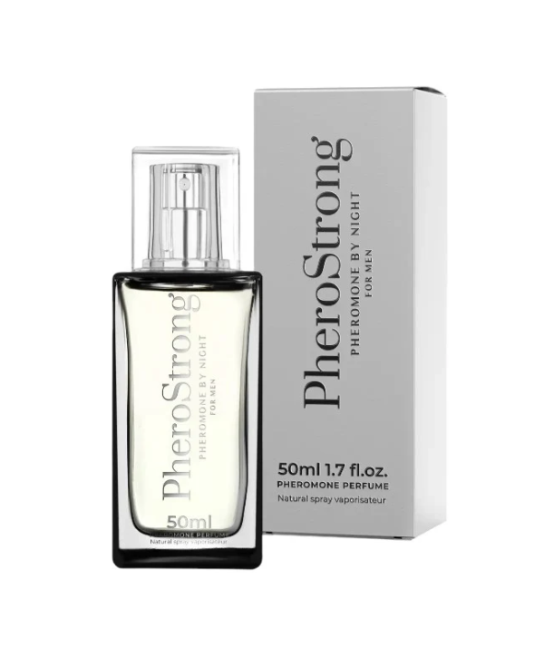 PheroStrong By Night – Parfum cu feromoni pentru barbati, cu note de grepfrut, mandarina si patchouli - 50 ml
