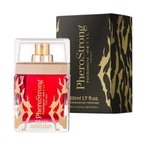 PheroStrong Devil – Parfum cu feromoni pentru barbati, cu note de cacao, piper negru si lemn de cedru - 50 ml