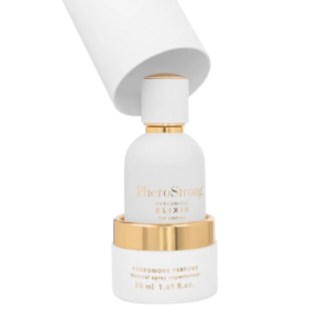 PheroStrong Elixir – Parfum cu feromoni pentru femei, cu note de mosc alb, ambra, vanilie de Madagascar - 50 ml