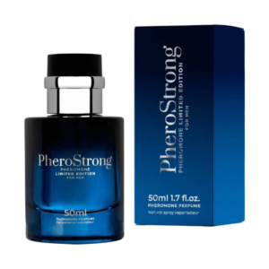 PheroStrong Limited Edition – Parfum cu feromoni pentru barbati, cu note de lemn de santal, maslin si vanilie - 50 ml