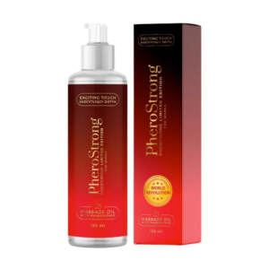 PheroStrong Limited Edition – Ulei de masaj erotic cu feromoni, uleiuri naturale si note de vanilie, pentru femei - 100 ml