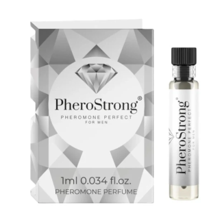 PheroStrong Perfect – Mostra Parfum cu feromoni pentru barbati, cu note de vanilie, castan și ambra - 1 ml