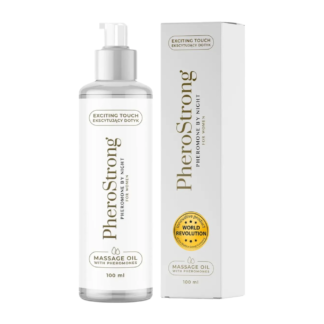 PheroStrong By Night – Ulei de masaj erotic cu feromoni, pentru femei - 100 ml