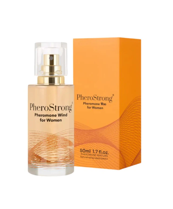 PheroStrong Wind – Parfum cu feromoni pentru femei, cu note de lemn de crin alb, mosc si lemn de santal - 50 ml