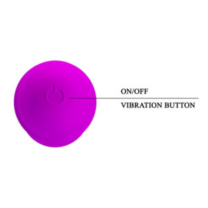 Pretty Love Beck – Vibrator Bullet Waterproof, Silicon Premium, roz, 12 cm, Ø 2 cm