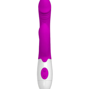 Pretty Love Andre – Vibrator Rabbit Waterproof, Silicon, punctul G, roz, 20.5 cm, Ø 3 cm