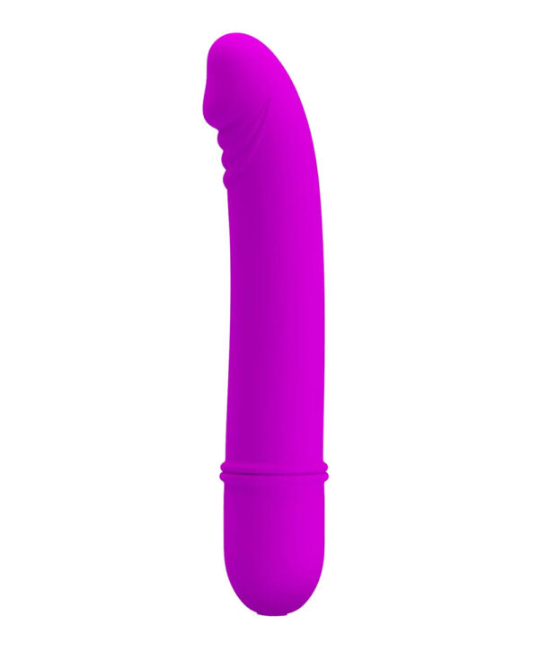 Pretty Love Beck – Vibrator Bullet Waterproof, Silicon Premium, roz, 12 cm, Ø 2 cm