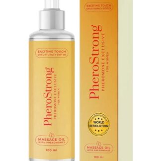 PheroStrong Exclusive – Ulei de masaj erotic premium, cu feromoni, pentru femei - 100 ml