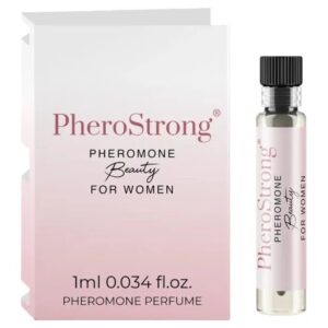 PheroStrong Beauty – Mostra Parfum cu feromoni pentru femei, pe baza de iasomie, portocala si vanilie - 1 ml