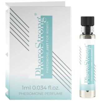 PheroStrong Just – Mostra Parfum cu feromoni pentru femei, cu note de iris, iasomie si zambila - 1 ml