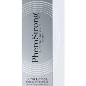 PheroStrong Only – Parfum cu feromoni pentru barbati, cu note de cedru si mosc alb - 50 ml