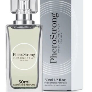 PheroStrong Only – Parfum cu feromoni pentru barbati, cu note de cedru si mosc alb - 50 ml