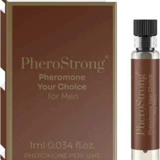 PheroStrong Your Choice – Mostra Parfum cu feromoni pentru barbati, cu note de vanilie de Madagascar, lavanda și lamaie italiana - 1 ml