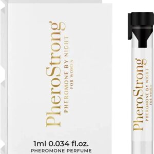 PheroStrong By Night – Mostra Parfum cu feromoni pentru femei, cu note de vanilie, patchouli si cedru - 1 ml