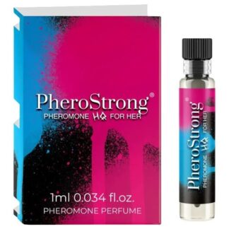 PheroStrong HQ – Mostra Parfum cu feromoni pentru femei, cu note de lemn de cedru si vanilie de Madagascar - 1 ml