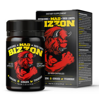 Mad Bizzon – Capsule pentru erectie puternica, crestere libido - 20 buc